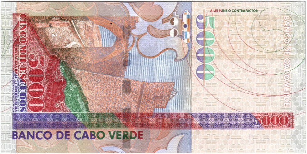 Banknote Cape Verde Escudos Woman Carrying Stones