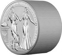 10 ONCES BULLION ARGENT ITALIA & GERMANIA 2020 - LES GRANDES FIGURES ALLÉGORIQUES