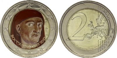 pièce 2 euros boccaccio valeur