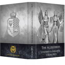 5 ONCES BULLION ARGENT GERMANIA & COLUMBIA 2019 - LES GRANDES FIGURES ALLÉGORIQUES