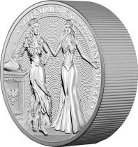 5 ONCES BULLION ARGENT ITALIA & GERMANIA 2020 - LES GRANDES FIGURES ALLÉGORIQUES