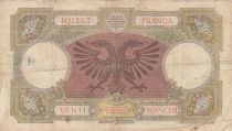 Albania 20 Franga - Roma - Double headed eagle - 1939