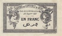 Algeria 1 Franc - Chambre de commerce of Bône - 13-09-1921 - Serial O