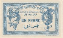 Algeria 1 Franc - Chambre de commerce of Bône - 28-05-1918 - Serial A