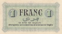 Algeria 1 Franc - Chambre de commerce of Constantine - 01-05-1915 - Serial A