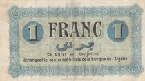 Algeria 1 Franc - Chambre de commerce of Constantine - 01-05-1915 - Serial B