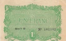 Algeria 1 Franc - Chambre de commerce of Constantine - 12-10-1921 - Serial B.19