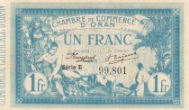 Algeria 1 Franc - Chambre de commerce of Oran - 12-05-1915 - Serial E