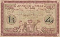 Algeria 1 Franc - Chambre de commerce of Oran - 14-02-1923 - Serial 290.638