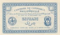 Algeria 1 Franc - Chambre de commerce of Philippeville - 10-11-1914 - Serial 407.823