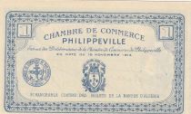 Algeria 1 Franc - Chambre de commerce of Philippeville - 10-11-1914 - Serial 57.276