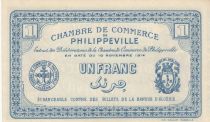 Algeria 1 Franc - Chambre de commerce of Philippeville - 10-11-1914 - Serial A 319.076