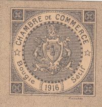 Algeria 10 Cents - Chambre de commerce of Bougie-Setif - 1916