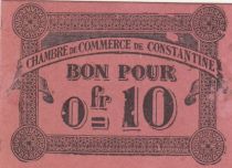 Algeria 10 Cents - Chambre de commerce of Constantine - 12-10-1915