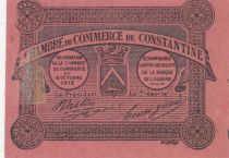 Algeria 10 Cents - Chambre de commerce of Constantine - 12-10-1915