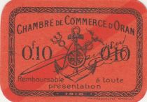 Algeria 10 Cents - Chambre de commerce of Oran - 1916