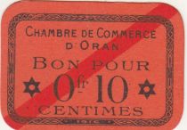 Algeria 10 Cents - Chambre de commerce of Oran - 1916