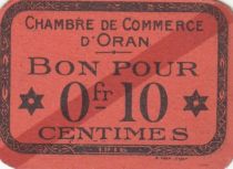 Algeria 10 Cents - Chambre de commerce of Oran - 1916