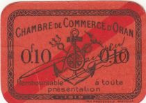 Algeria 10 Cents - Chambre de commerce of Oran - 1919