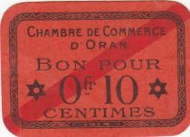 Algeria 10 Cents - Chambre de commerce of Oran - 1919