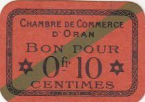 Algeria 10 Cents - Chambre de commerce of Oran - 1920