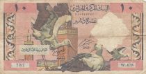 Algeria 10 Dinars - Stork - Serial W.478 - 1964 - P.123a