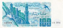 Algeria 100 Dinars - Minaret, village, swallow - 1981