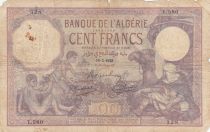 Algeria 100 Francs,  Chamelier et enfants - 04-08-1936 - Série D.1469