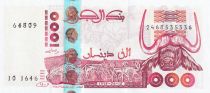 Algeria 1000 Dinars  - Tassili cave, hologram - Animals -  1998