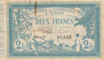 Algeria 2 Francs - Chambre de commerce of Oran - 12-05-1915 - Serial E