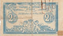 Algeria 2 Francs - Chambre de commerce of Oran - 12-05-1915 - Serial E