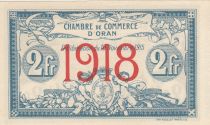 Algeria 2 Francs - Chambre de commerce of Oran - 1918 - Serial I