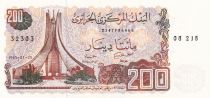 Algeria 200 Dinars  - Martyrs monument,  Constantine - 1983