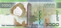 Algeria 2000 Dinars - 60th anniversary of the independence - 31th Summit of the Organization of Arab States - 2022 - Serial AL