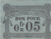 Algeria 5 Cents - Chambre de commerce of Constantine - 12-10-1915