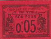 Algeria 5 Cents - Philippeville Chamber of Commerce - 1915