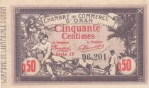 Algeria 50 Centimes - Chambre de commerce of Oran - 04-02-1920 - Serial IV