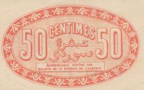 Algeria 50 Cents - Chambre de commerce of Alger - 13-01-1915 - Serial 431