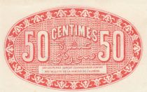 Algeria 50 Cents - Chambre de commerce of Alger - 22-06-1921 - Serial B.99