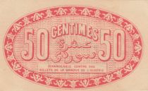 Algeria 50 Cents - Chambre de commerce of Alger - 25-06-1919 - Serial P.39