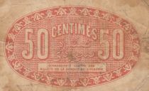 Algeria 50 Cents - Chambre de commerce of Alger - 31-01-1923 - Serial D.25