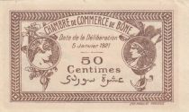 Algeria 50 Cents - Chambre de commerce of Bône - 05-01-1921 - Serial B