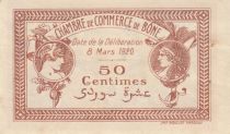 Algeria 50 Cents - Chambre de commerce of Bône - 08-03-1920 - Serial A