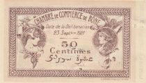 Algeria 50 Cents - Chambre de commerce of Bône - 23-09-1921 - Serial M