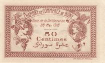 Algeria 50 Cents - Chambre de commerce of Bône - 28-05-1918 - Serial B