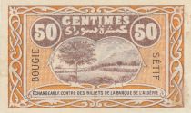 Algeria 50 Cents - Chambre de commerce of Bougie-Setif - 09-03-1918 - Annulé