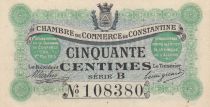 Algeria 50 Cents - Chambre de commerce of Constantine - 01-05-1915 - Serial B