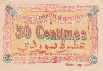 Algeria 50 Cents - Chambre de commerce of Constantine - 28-06-1921 - Serial B.6