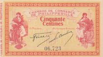 Algeria 50 Cents - Chambre de commerce of Philippeville - 10-11-1914 - Série 06.723