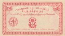 Algeria 50 Cents - Chambre de commerce of Philippeville - 10-11-1914 - Série 06.723